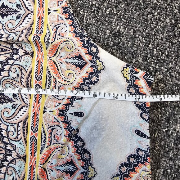 VERSE paisley tank top- Sz Large - Picture 5 of 5